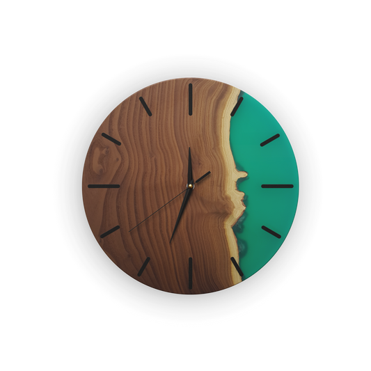Verdant Serenity Wall Clock